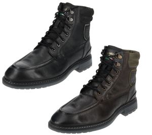 Comodi stivaletti Pantofola d'Oro, scarpe stringate in vera pelle da uomo 10233053, neri o marroni
