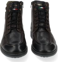Comodi stivaletti Pantofola d'Oro, scarpe stringate in vera pelle da uomo 10233053, neri o marroni