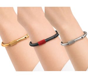 Modernes Calvin Klein Damen Edelstahl-Armband in Karabiner-Form Arm-Schmuck Handgelenk-Schmuck Silber, Schwarz oder Gold