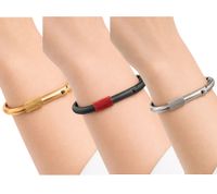 Pulsera moderna de acero inoxidable con cierre de mosquetón para mujer de Calvin Klein - Pulsera, joya para la muñeca - Plata, negro o dorado