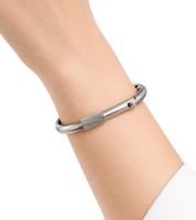 Pulsera moderna de acero inoxidable con cierre de mosquetón para mujer de Calvin Klein - Pulsera, joya para la muñeca - Plata, negro o dorado