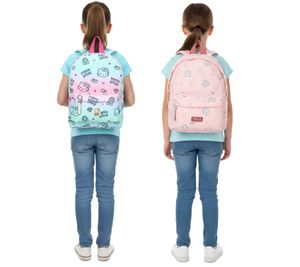 VADOBAG Kids Backpack for Girls in Hello Kitty or Disney Marie Design - Kindergarten Backpack 6L or 8L - Blue or Pink