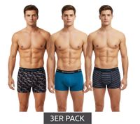 3er Pack SCOTCH & SODA Herren Boxershorts mit Baumwoll-Stretch Unterwäsche Unterhose SSSP25M166645 Blau, Bunt, Schwarz, Rot