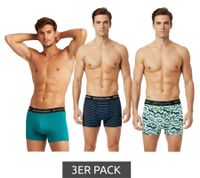 3er Pack SCOTCH & SODA Herren Boxershorts mit Baumwoll-Stretch Unterwäsche Unterhose SSSP25M166645 Blau, Bunt, Schwarz, Rot