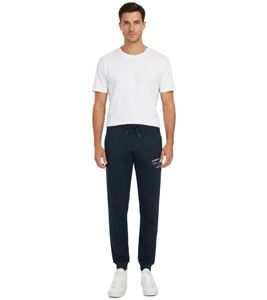 Pantaloni da jogging/tuta da uomo VINSON con logo VINSON, pantaloni in cotone, blu scuro