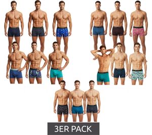 3-Pack SCOTCH & SODA Men's Boxer Shorts with Cotton Stretch Underwear Blue, Multicolor, Black, Red