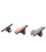 3er Pack Calvin Klein Unisex Anstecknadeln im Boots-Design Edelstahl-Pins-Up Emaille-Broschen KJJNDH300 Schwarz, Orange, Beige, Rot, Braun, Blau