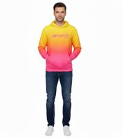Felpa con cappuccio da uomo Formula E, maglia a maniche lunghe in cotone 701223586 001 Giallo/Rosa