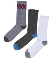 3 Paar SCOTCH & SODA Herren Terry-Crew-Socken Alltags-Strümpfe Baumwoll-Socken Größe 41-46 Business-Socken SS43491 095 Grau/Weiß/Dunkelgrau