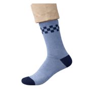 3 Paar SCOTCH & SODA Herren Terry-Crew-Socken Alltags-Strümpfe Baumwoll-Socken Größe 41-46 Business-Socken SS43491 462 Blau/Weiß