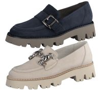 Trendy Paul Green Slip-On Shoes for Women in Beige or Blue