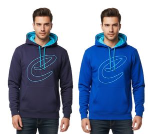 Felpa con cappuccio da uomo Formula E Tonal, maglia a maniche lunghe, articolo per tifosi del Motorsport 701223399 Blu