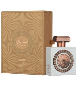 Lattafa Pride Nebras Elixir Unisex Eau de Parfum with Vanilla & Gourmand Notes Body Perfume 100ml White/Bronze