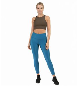 Sujetador deportivo ligero sostenible SLEEX para mujer, costuras planas, sujetador de entrenamiento 44053-009 Beige