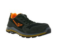 GARSPORT Kele Low S1P Men's & Women's Safety Shoes with Michelin Arrow HRO Rubber Sole Work Shoes GDS1090017 2099 Black/Gray/Orange