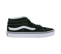 Baskets montantes VANS SK-8 Mid Reissue pour femme, en cuir véritable, style rétro, idéales pour le skate, semelle gaufrée en caoutchouc VN0A391F6BT Noir/Blanc