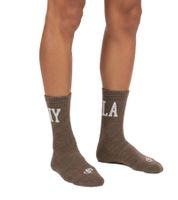 6 Pairs of SCOTCH & SODA Women's or Men's Half-Terry Quarter Crew Socks - Everyday Socks, Business Socks in Beige/Multicolor