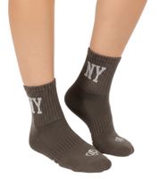 6 Pairs of SCOTCH & SODA Women's or Men's Half-Terry Quarter Crew Socks - Everyday Socks, Business Socks in Beige/Multicolor