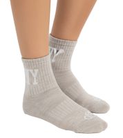 6 Pairs of SCOTCH & SODA Women's or Men's Half-Terry Quarter Crew Socks - Everyday Socks, Business Socks in Beige/Multicolor