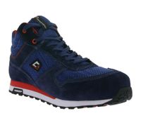 GARSPORT Monza 2.0 Mid 1 S1PS Men's & Women's Safety Shoes with Michelin Heritage EVA/HRO Rubber Outsole, Genuine Leather Work Boots, GDS1090023 2426 Blue