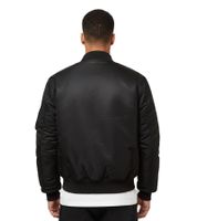 ALPHA INDUSTRIES x zəяo si:x nœf MA-1 Herren Bomber-Jacke im klassischen Military-Design Streetwear-Style Herbst-Jacke 148151 Schwarz