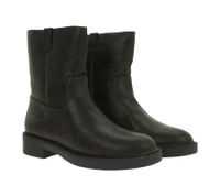 Textured Women's Slip-On Ankle Boots, Winter Boots 936820, Dark Brown