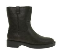 Textured Women's Slip-On Ankle Boots, Winter Boots 936820, Dark Brown