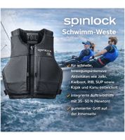 Spinlock Foil PFD Buoyancy Aid with 35-50N Buoyancy Aid, Protective Vest, Safety Vest, Watersports, DW-BA/FBG, Black