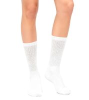 3 paia di calzini per diabetici SOCKSWEAR, ideali per la circolazione, per donna e uomo, in cotone con polsino comfort, 7673244, bianchi
