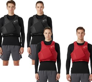 Giubbotto salvagente Spinlock WING con galleggiamento da 35-50 N - Giubbotto di protezione, giubbotto di sicurezza per sport acquatici, vela, deriva, kayak e canoa, SUP - Rosso o Nero