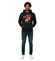 Pullover da uomo U.S. SPORT AMERICA con o senza cappuccio e logo - Felpa con cappuccio in cotone - Maglione estivo - Grigio, Blu o Nero