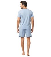 Ensemble shorty 2 pièces léger SCOTCH & SODA pour homme, composé d'un short en coton bleu clair (SSSP25M206083-421)