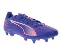 Colorful PUMA ULTRA 5 PLAY MxSG soccer cleats with fixed metal studs. Training shoes, sports shoes, lace-up shoes, fitness accessories. 107904 Neon Green/Blue or Purple/Pink