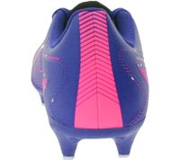 Colorful PUMA ULTRA 5 PLAY MxSG soccer cleats with fixed metal studs. Training shoes, sports shoes, lace-up shoes, fitness accessories. 107904 Neon Green/Blue or Purple/Pink