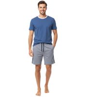 Ensemble shorty 2 pièces léger SCOTCH & SODA pour homme, avec short en coton bleu SSSP25M206083-410