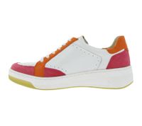 Baskets élégantes CAPRICE pour femme en cuir de haute qualité - Modèle CAP Climo FB, disponible en blanc uni ou en version bicolore blanc/multicolore
