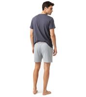 Ensemble pyjama shorty 2 pièces léger SCOTCH & SODA pour homme, en coton, disponible en gris/marine, bleu ou bleu foncé/gris