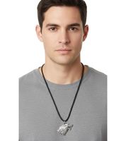 Collana con ciondolo a forma di meta-lupo di HBO Game of Thrones, articolo per fan, gioielli di moda, XT0085, argento