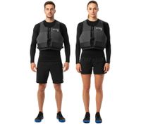 Gilet de sauvetage Spinlock avec système de flottabilité 35-50 N - Gilet de protection, gilet de sécurité, gilet de voile pour dériveurs, kayaks et canoës, modèle Wing SUP DW-BA rouge ou Foil PFD noir