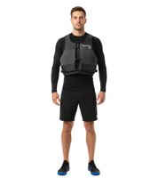 Gilet de sauvetage Spinlock avec système de flottabilité 35-50 N - Gilet de protection, gilet de sécurité, gilet de voile pour dériveurs, kayaks et canoës, modèle Wing SUP DW-BA rouge ou Foil PFD noir