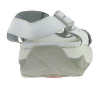 Rutschhemmende hsm Damen Arbeits-Pantoletten Echtleder-Schuhe SRA-Schutzklasse Sandalen Berufsschuhe Factory Second B-Ware Arzt-Schuhe Weiß