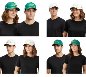 Casquette de baseball Aston Martin F1 BOSS Formule 1 Saison 2024 - Casquette de fan Snapback Lance Stroll ou Fernando Alonso Verte ou Blanche