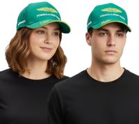 Formula 1 Aston Martin F1 BOSS Baseball-Cap Saison 2024 Fan-Cap Snapback Lance Stroll Grün oder Weiß