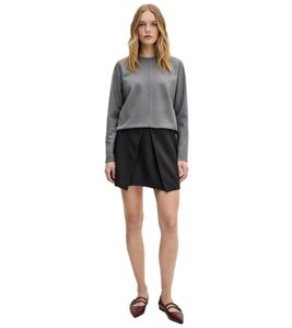 Flared Women's Mini Skirt Punto di Roma Business Skirt 964069 Black