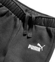 Ensemble de jogging PUMA confortable pour enfants (garçons et filles), 2 pièces : pantalon de jogging en molleton, pull col rond, en coton, réf. 627915 01 Noir