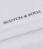 High-quality 5-pack SCOTCH & SODA Crew Neck Men's T-Shirt Basic Shirt Undershirt Cotton Shirt SSFA25M2312806 in White or Black/White/Green