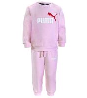 Comfortable PUMA Kids' Jogging Suit for Boys and Girls, 2-Piece Set: Sweat Joggers and Crew Neck Sweater, Cotton Set 627915 in Black or Pink