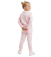 Comfortable PUMA Kids' Jogging Suit for Boys and Girls, 2-Piece Set: Sweat Joggers and Crew Neck Sweater, Cotton Set 627915 in Black or Pink
