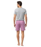 Lightweight SCOTCH & SODA Men's 2-Piece Shorty Set in Cotton, Available in Gray, Blue, or Light Burgundy