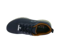 bugatti Herren Low-Top Sneaker Schnür-Schuhe mit Label-Logo City-Schuhe 345-AFA15-6900 Blau